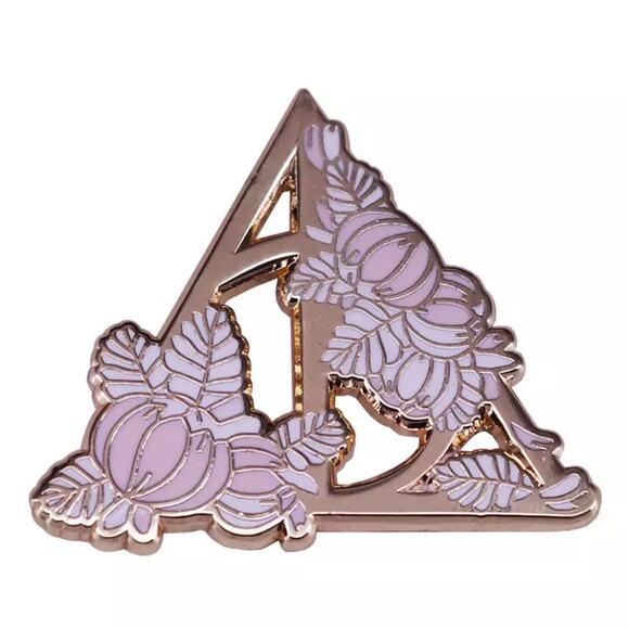 Harry Potter Blooming Deathly Hallows Sign Enamel Pins 234 - Picture 1 of 2